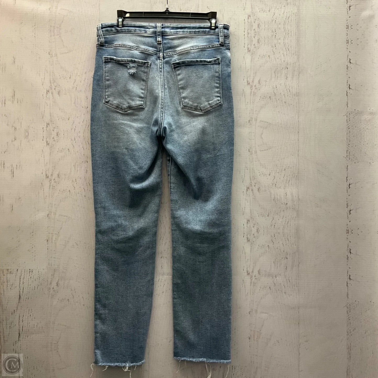 Jeans Straight By Evereve In Blue Denim, Size: 4