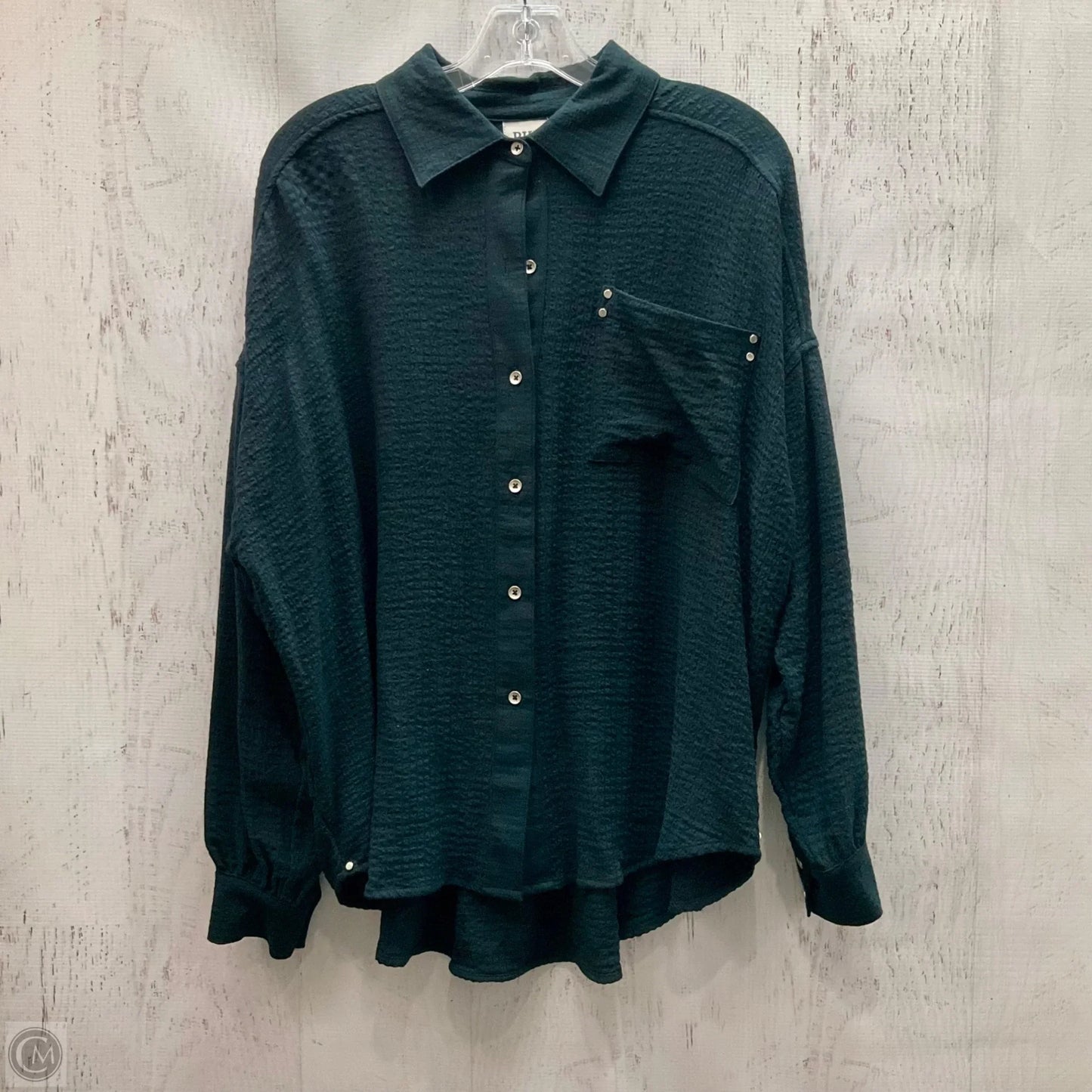 Top Long Sleeve By Bke In Black, Size: Xs