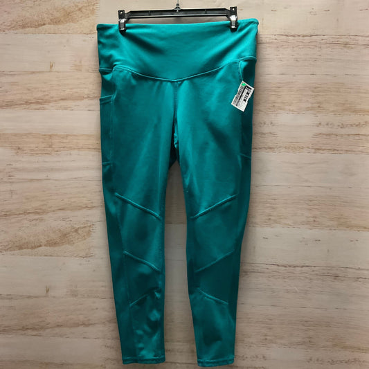 Athletic Leggings By Xersion In Green, Size: L