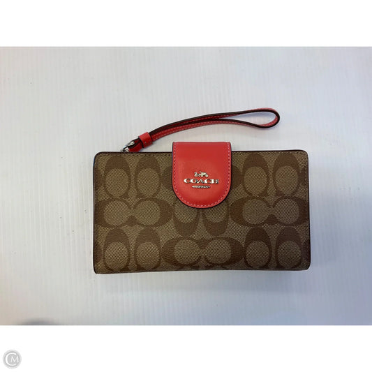 Wristlet Designer By Coach, Size: Small