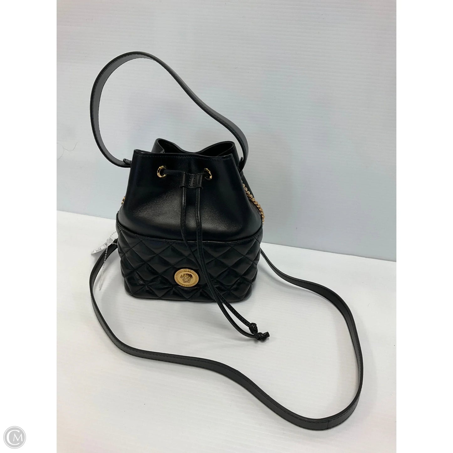 Handbag Luxury Designer By Versace, Size: Small