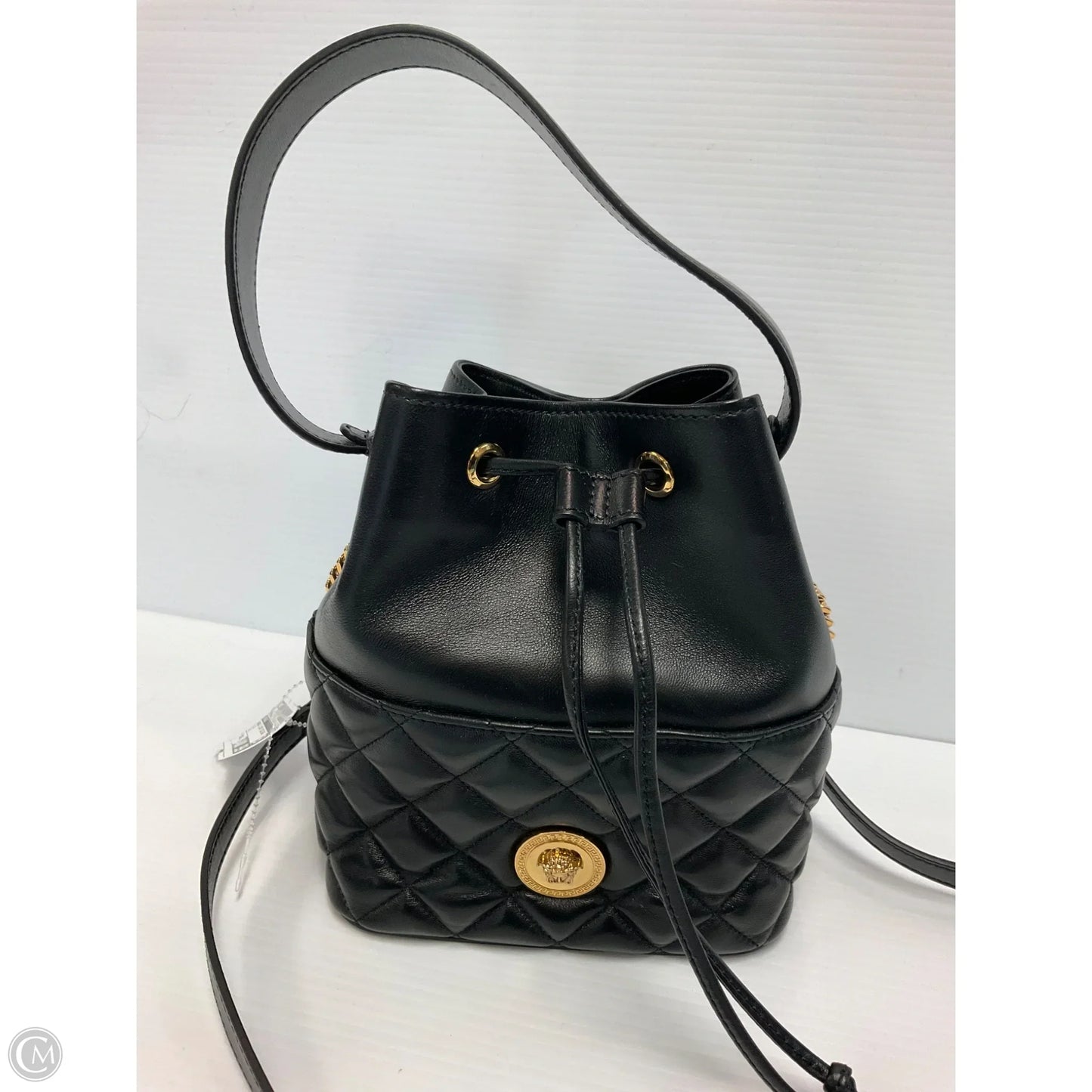 Handbag Luxury Designer By Versace, Size: Small