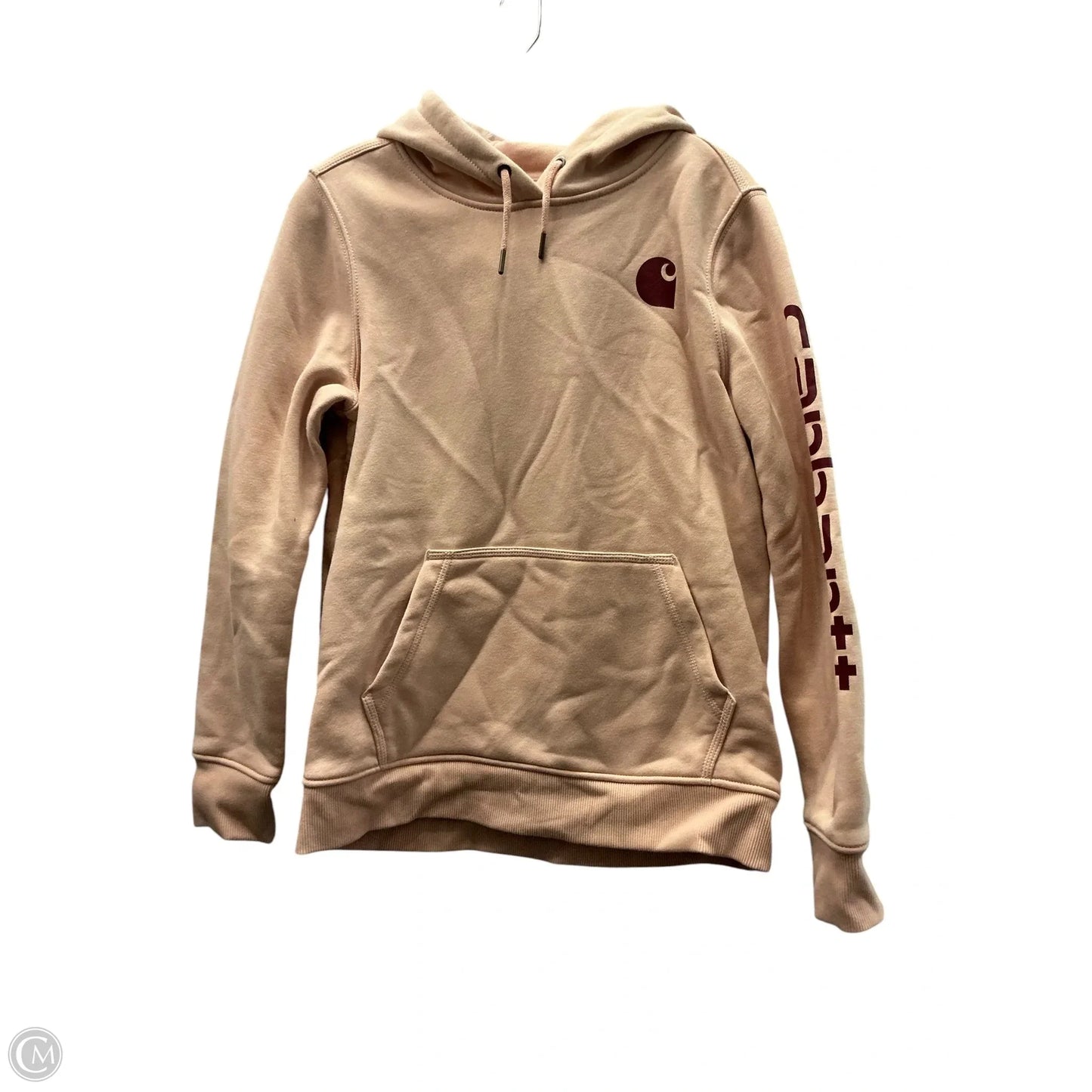 Sweatshirt Hoodie By Carhartt In Pink, Size: M