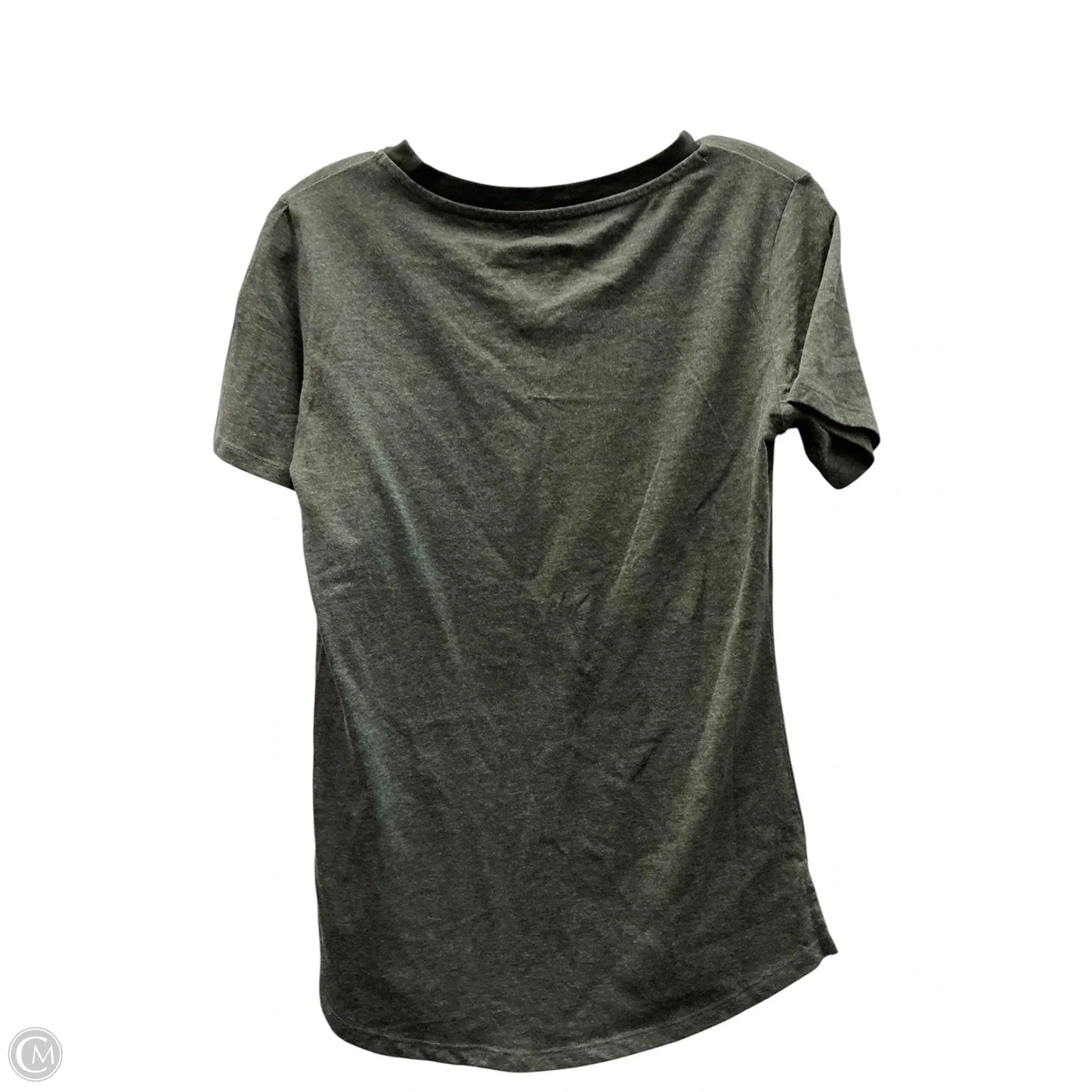 Athletic Top Short Sleeve By Nfl In Grey, Size: S