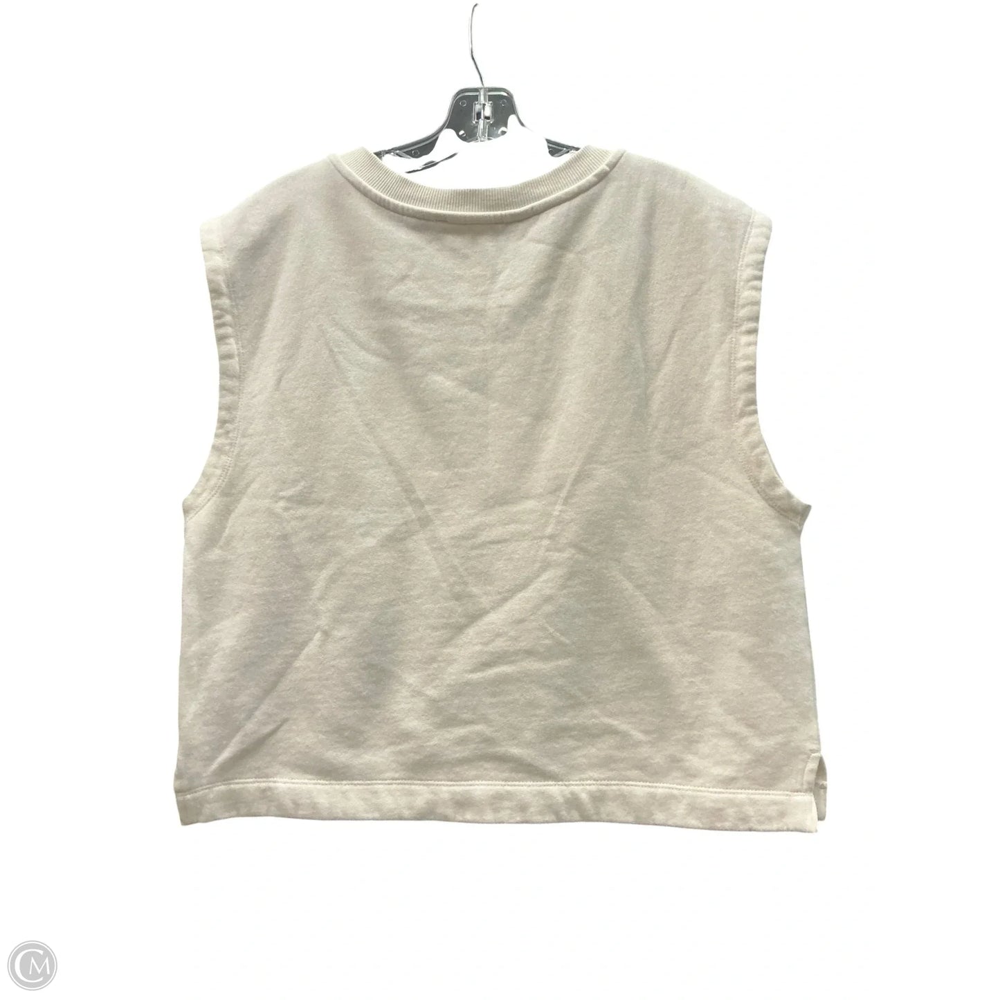 Top Sleeveless By Anthropologie In Cream, Size: M