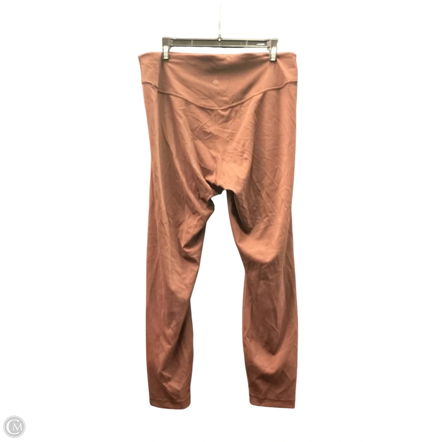 Athletic Leggings By Lululemon In Brown, Size: 14