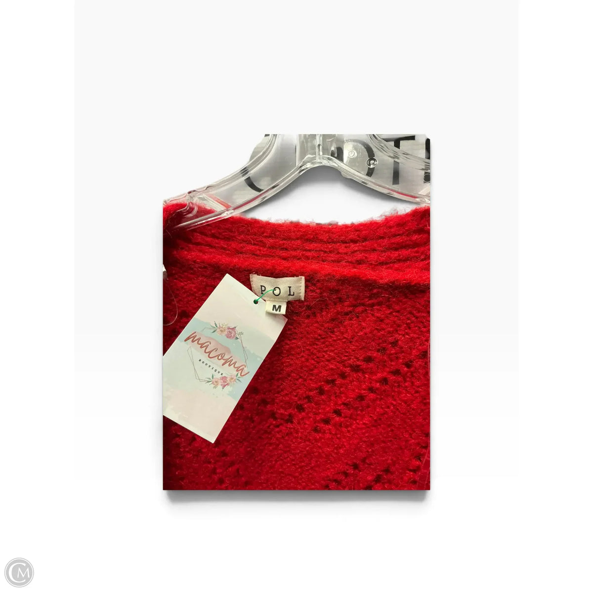 Cardigan By Pol In Red, Size: M