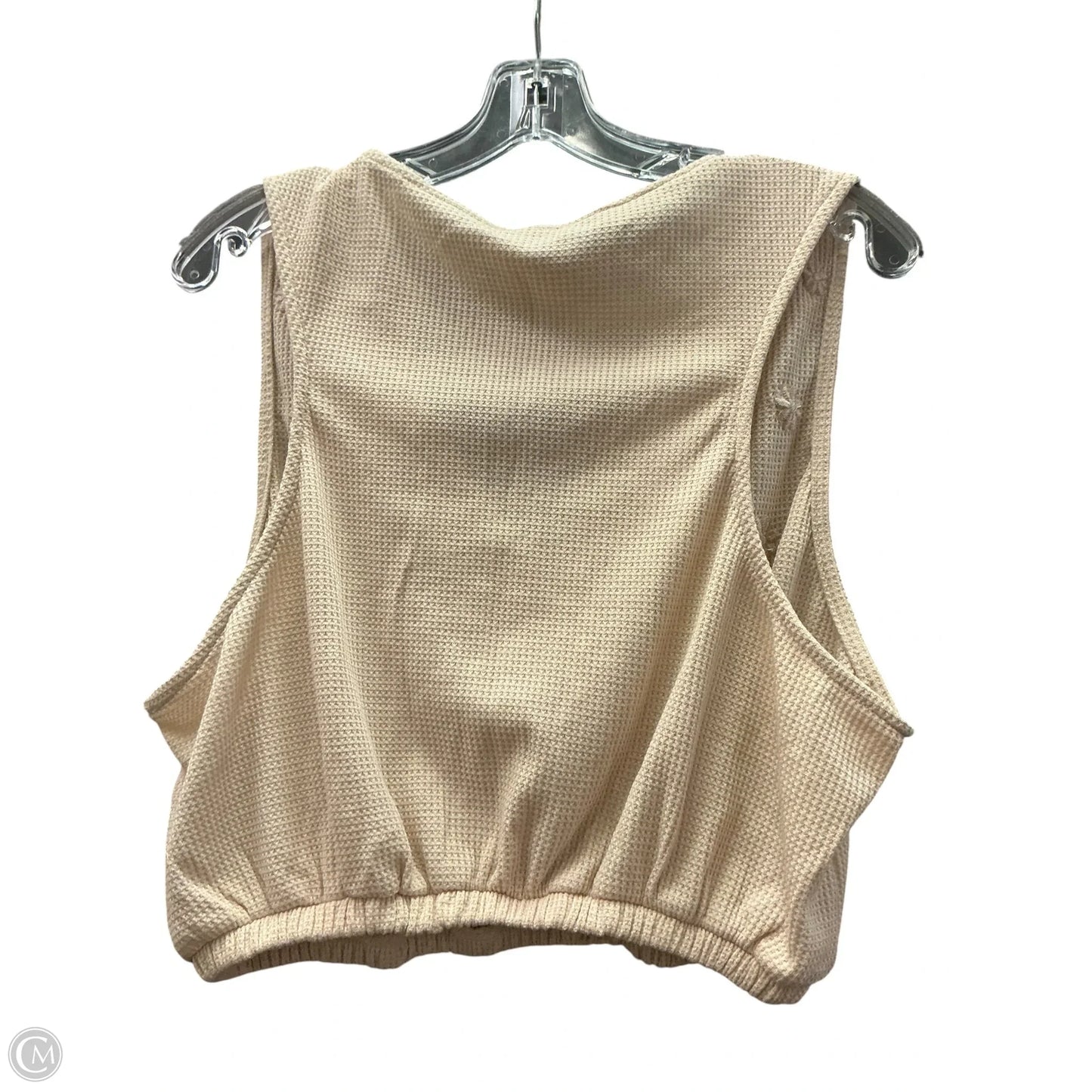 Top Sleeveless By Pol In Cream, Size: 3x