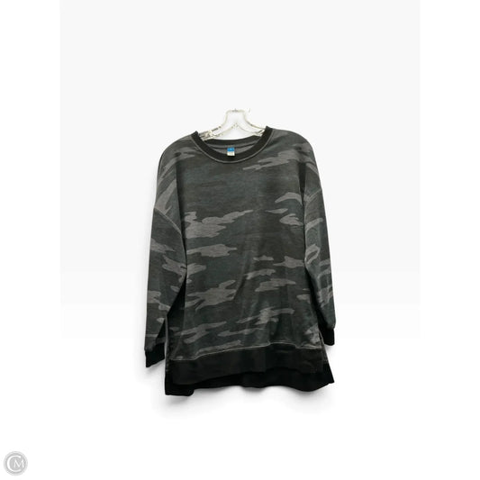 Sweatshirt Crewneck By Old Navy In Camouflage Print, Size: M