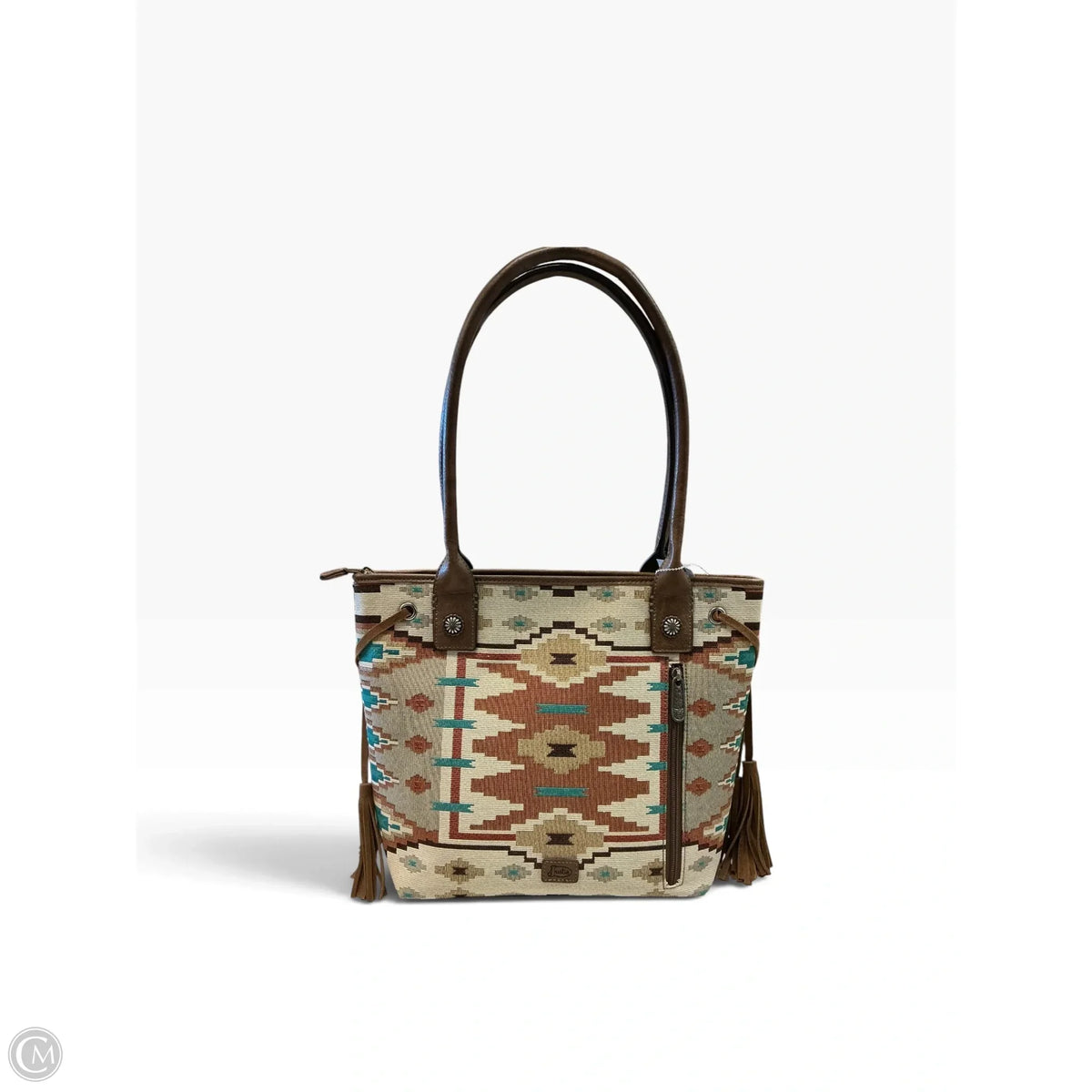 Handbag By Justin, Size: Large