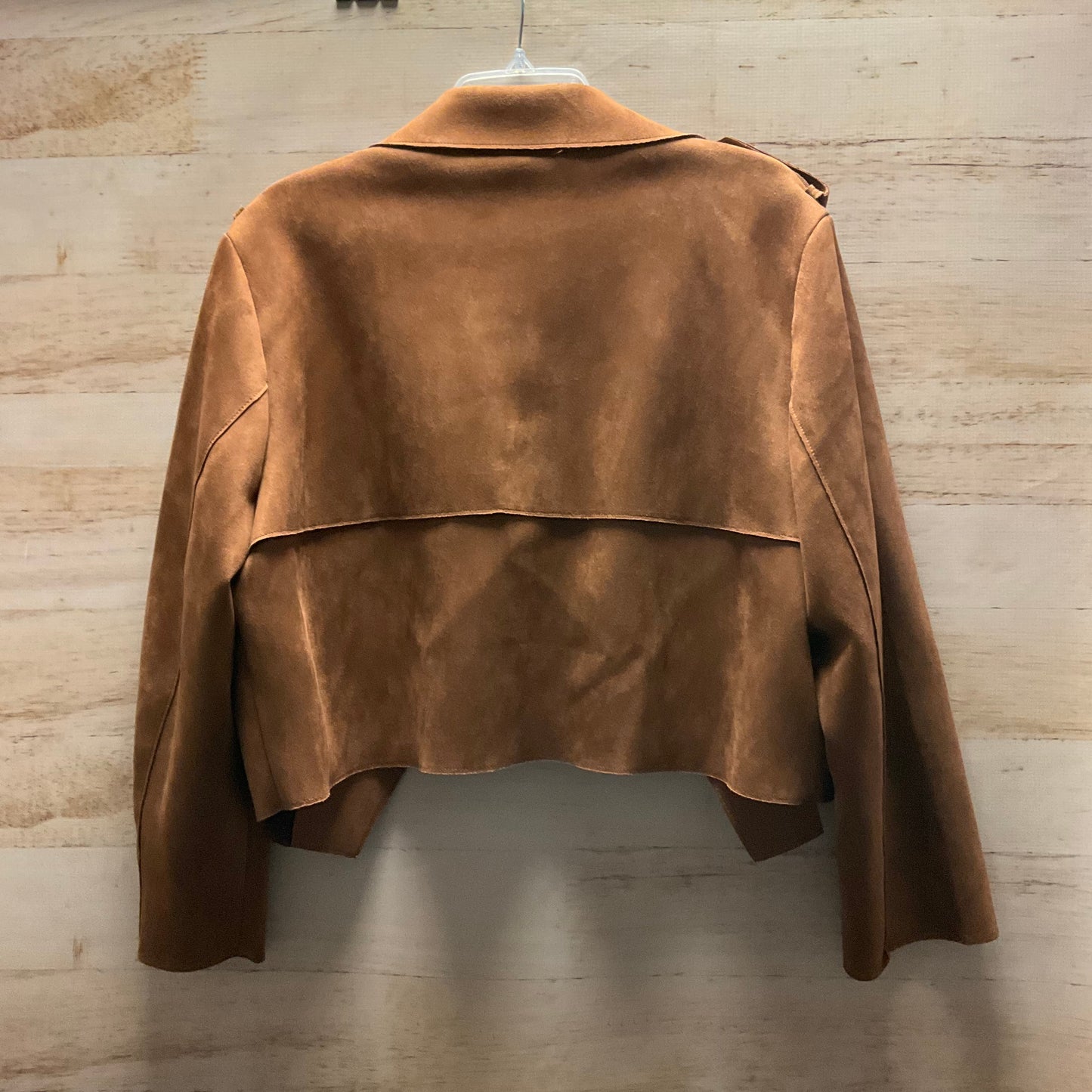 Jacket Moto By Banana Republic In Brown, Size: Xl