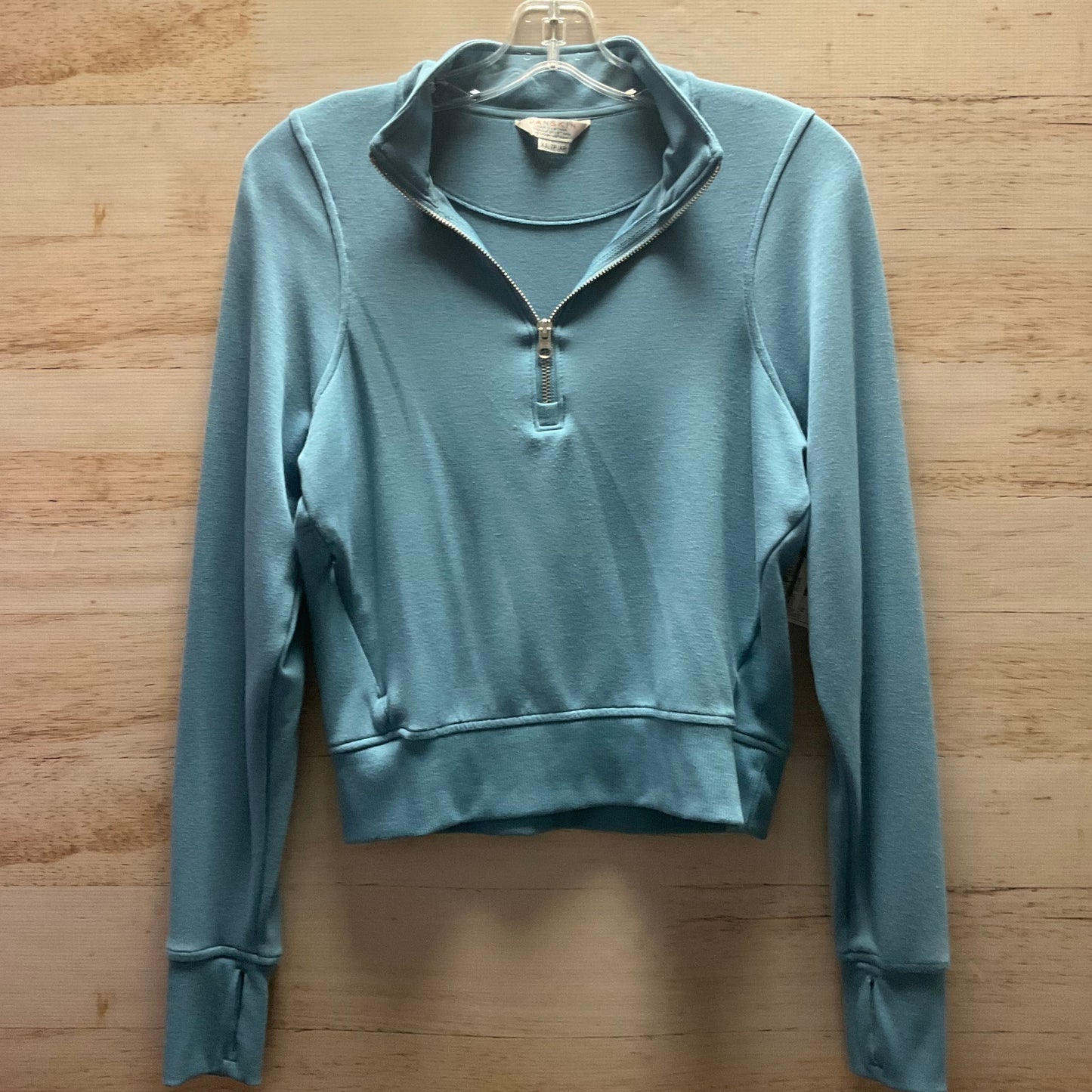 Sweatshirt Collar By Danskin In Blue, Size: Xs