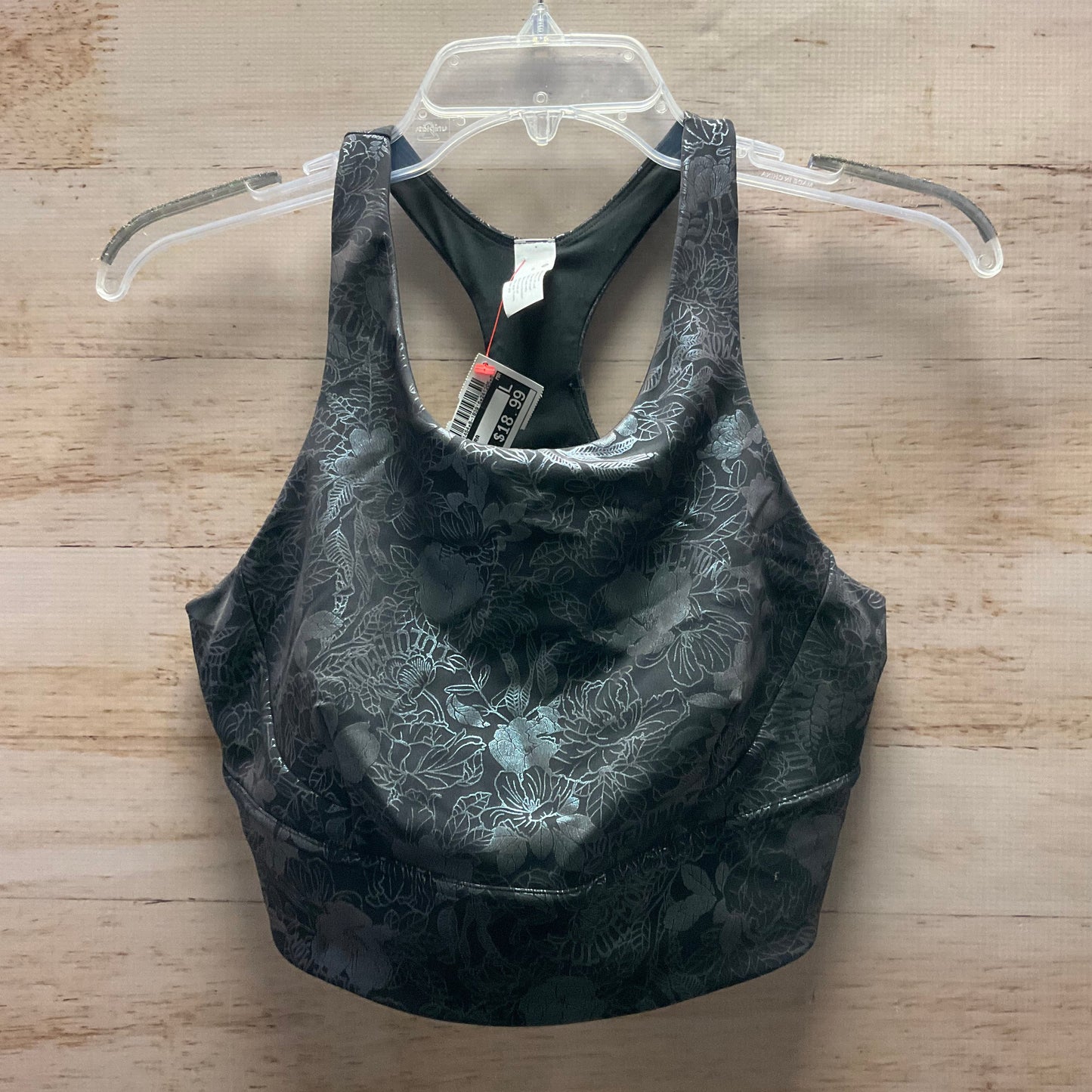 Athletic Bra By Lululemon In Black, Size: 12