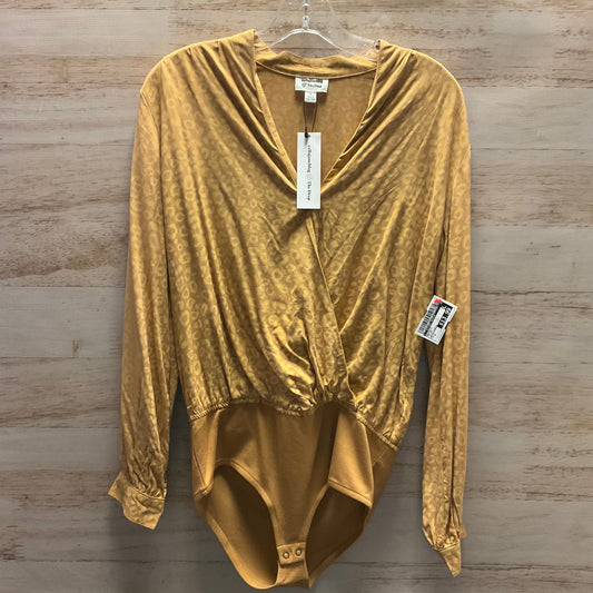 Bodysuit By Clothes Mentor In Yellow, Size: S