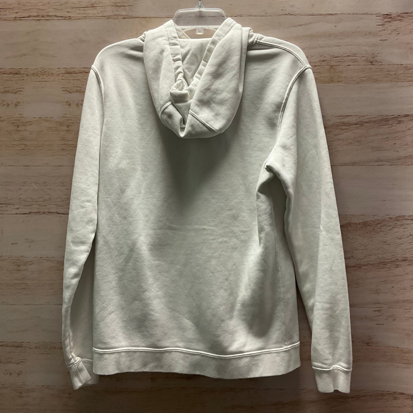 Sweatshirt Hoodie By Nike In White, Size: M