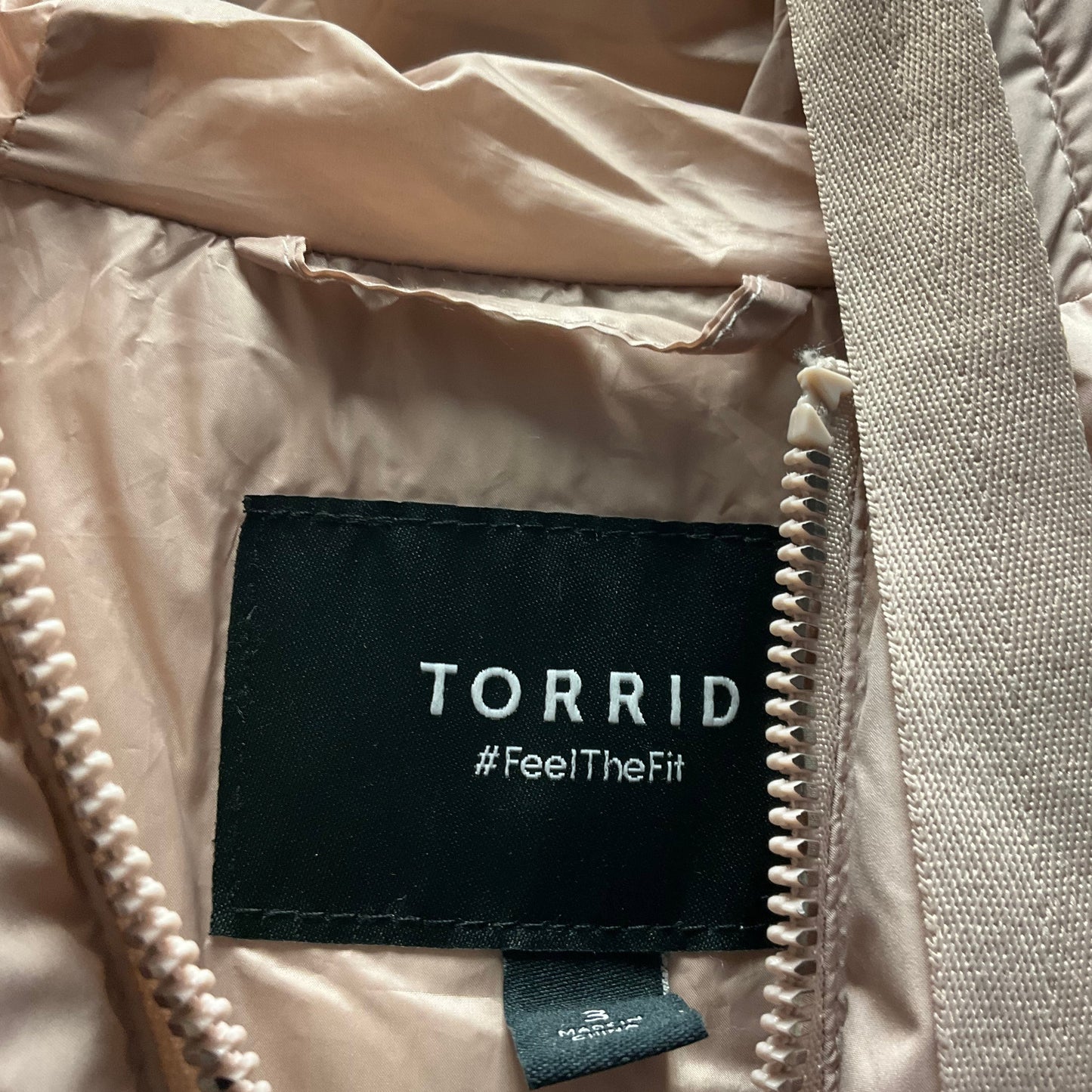 Vest Puffer & Quilted By Torrid In Tan, Size: 3x