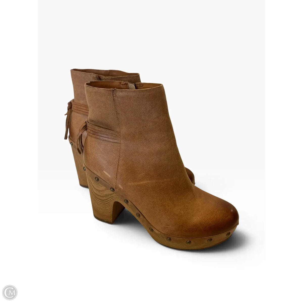 Boots Mid-calf Heels By Kork Ease In Brown, Size: 8