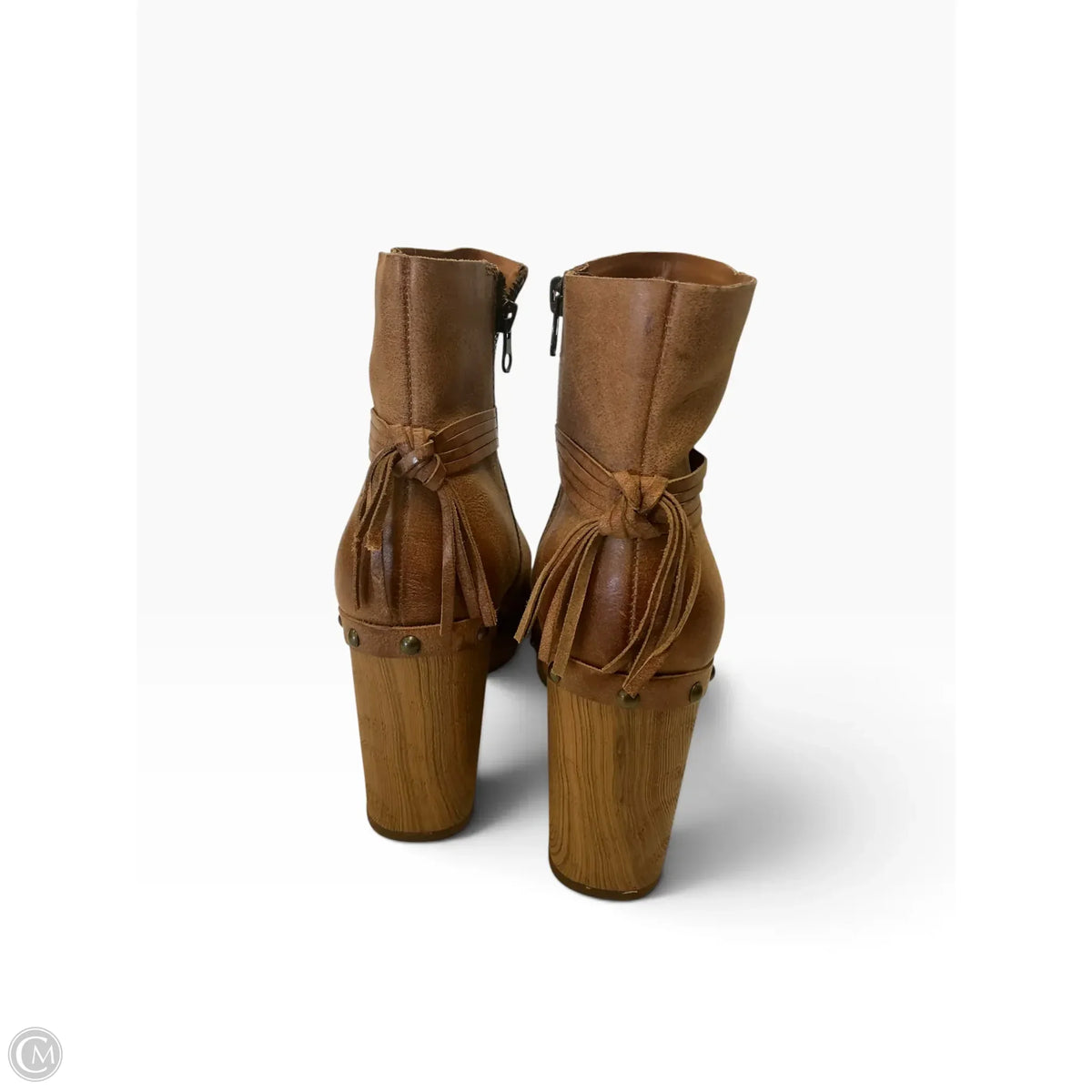 Boots Mid-calf Heels By Kork Ease In Brown, Size: 8