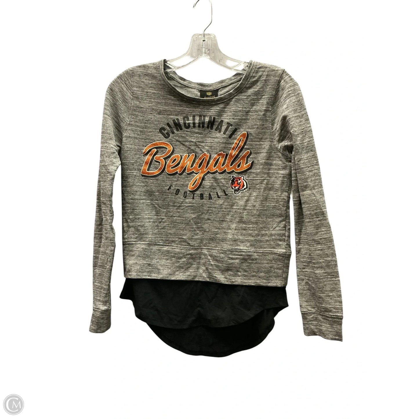 Top Long Sleeve By Nfl In Grey, Size: S