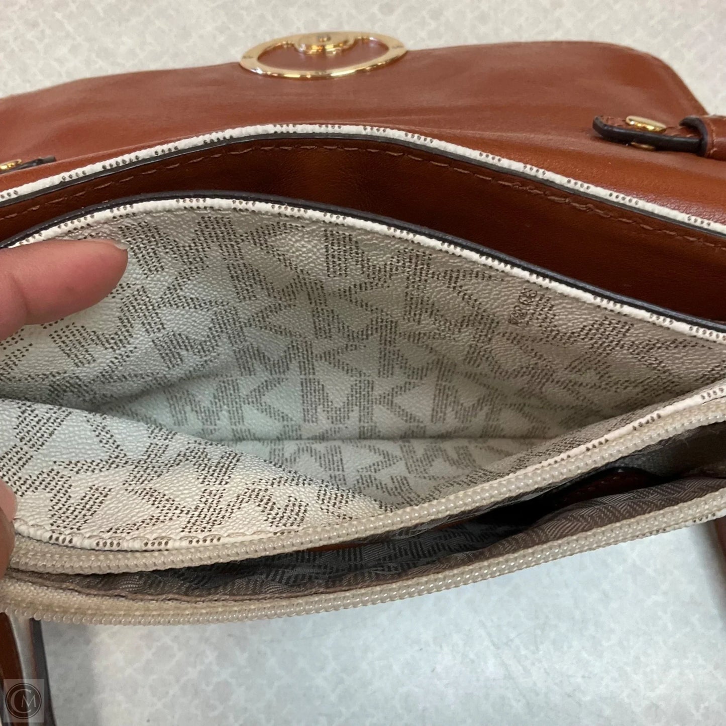 Crossbody Designer By Michael Kors, Size: Small