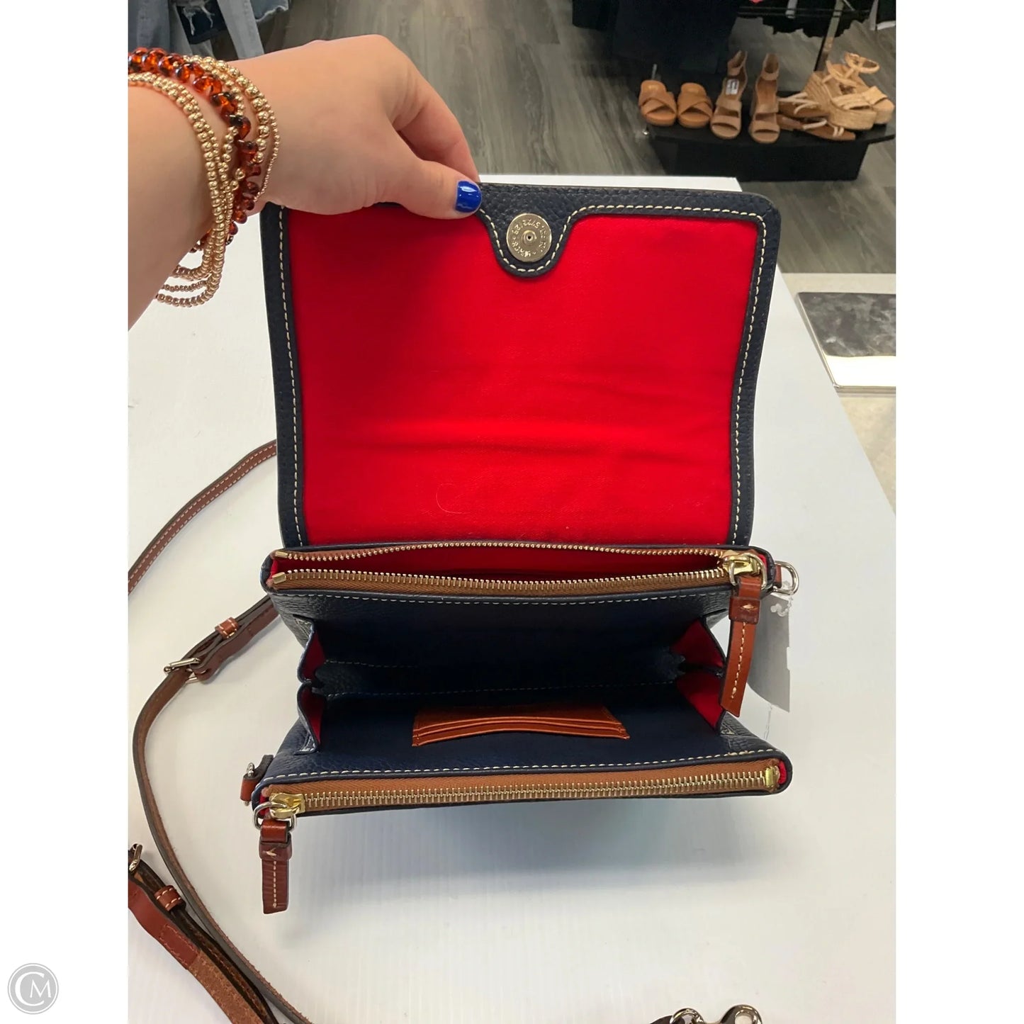 Crossbody Designer By Dooney And Bourke, Size: Small