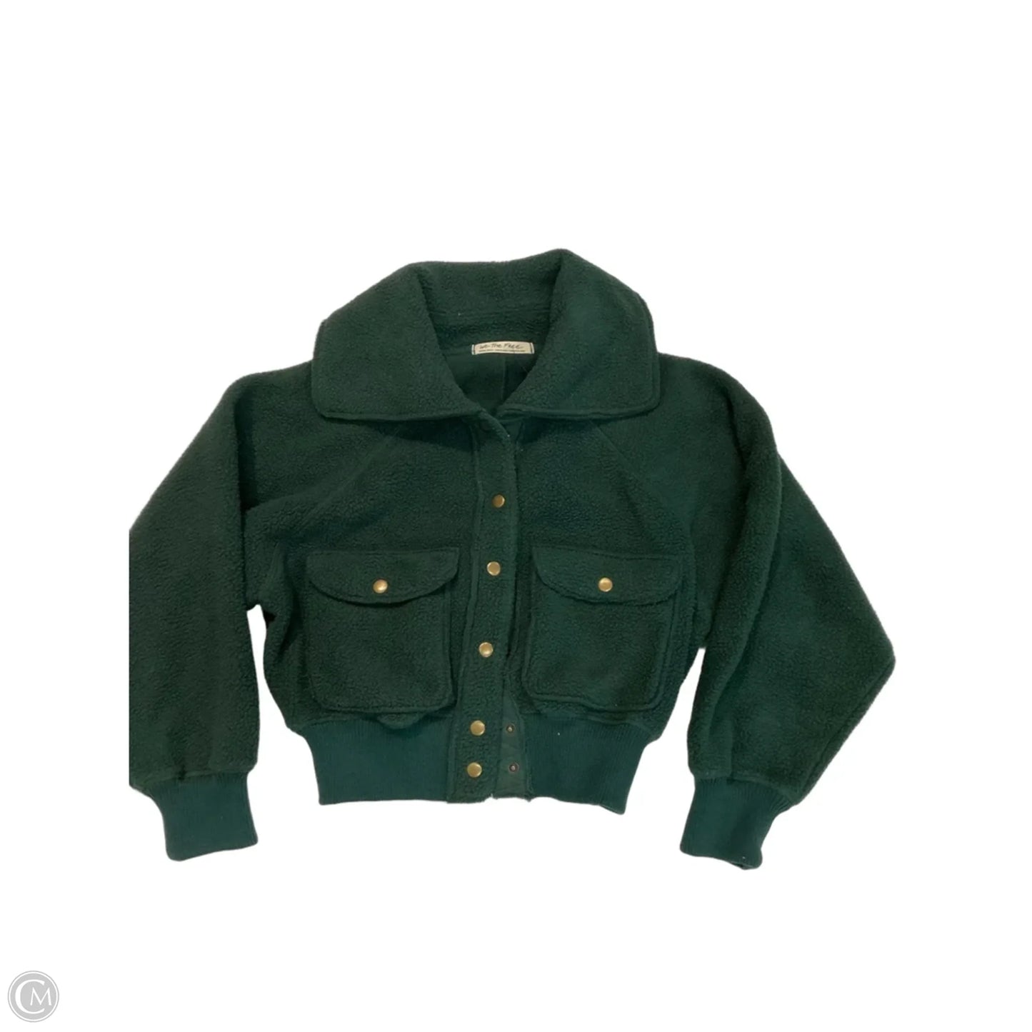 Jacket Faux Fur & Sherpa By We The Free In Green, Size: Xs