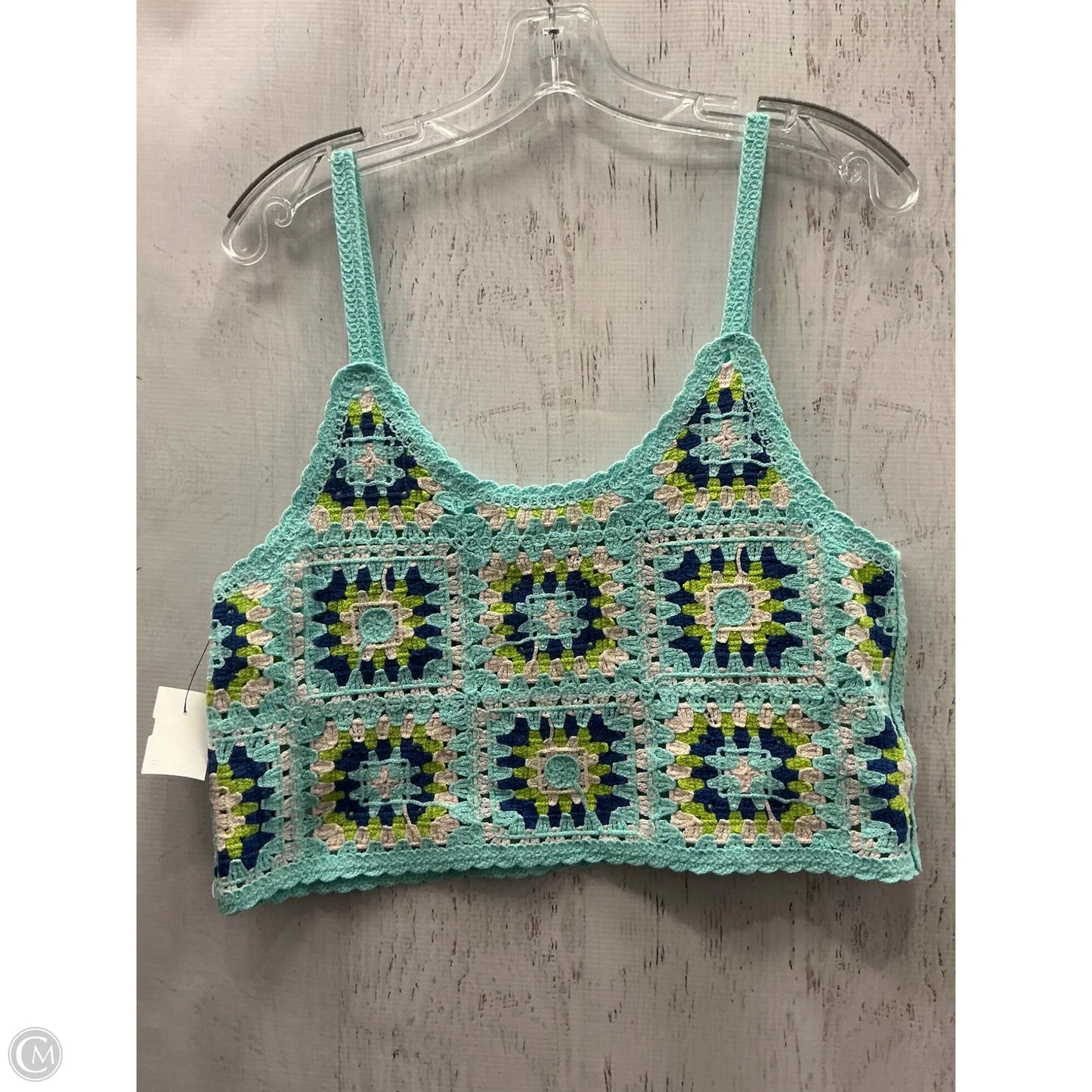 Top Sleeveless By New In In Blue & Green, Size: M