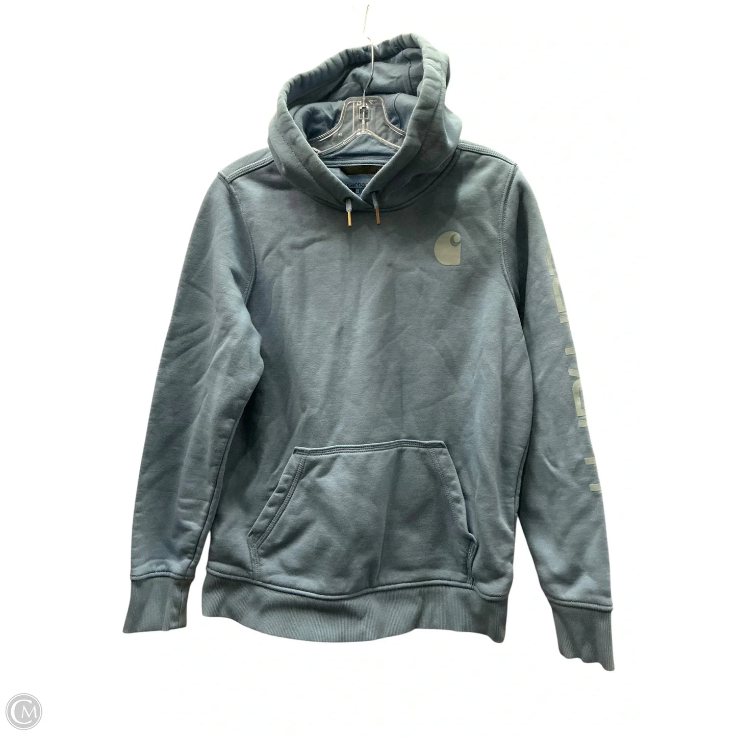 Sweatshirt Hoodie By Carhartt In Blue, Size: M