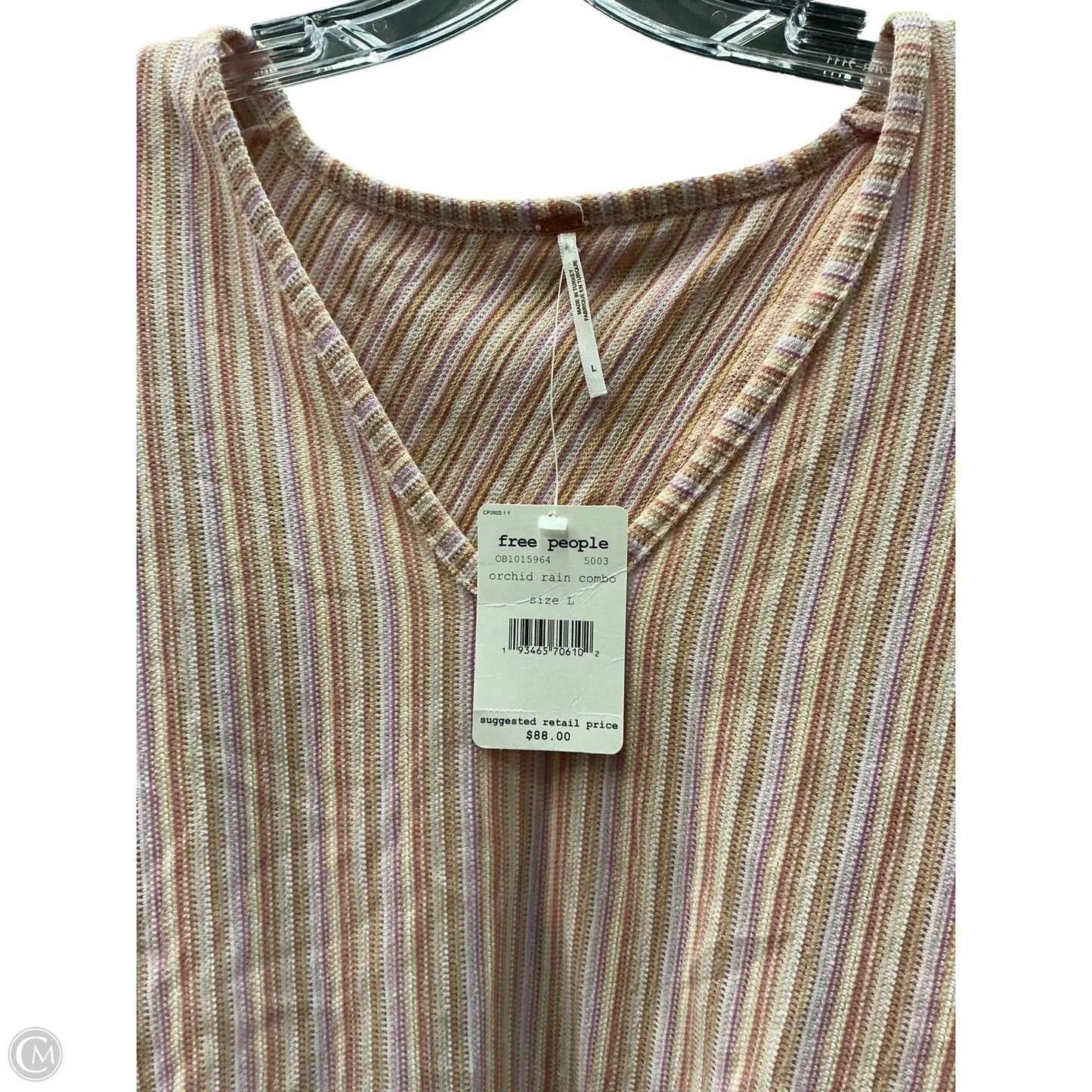 Top Long Sleeve By Free People In Pink, Size: L