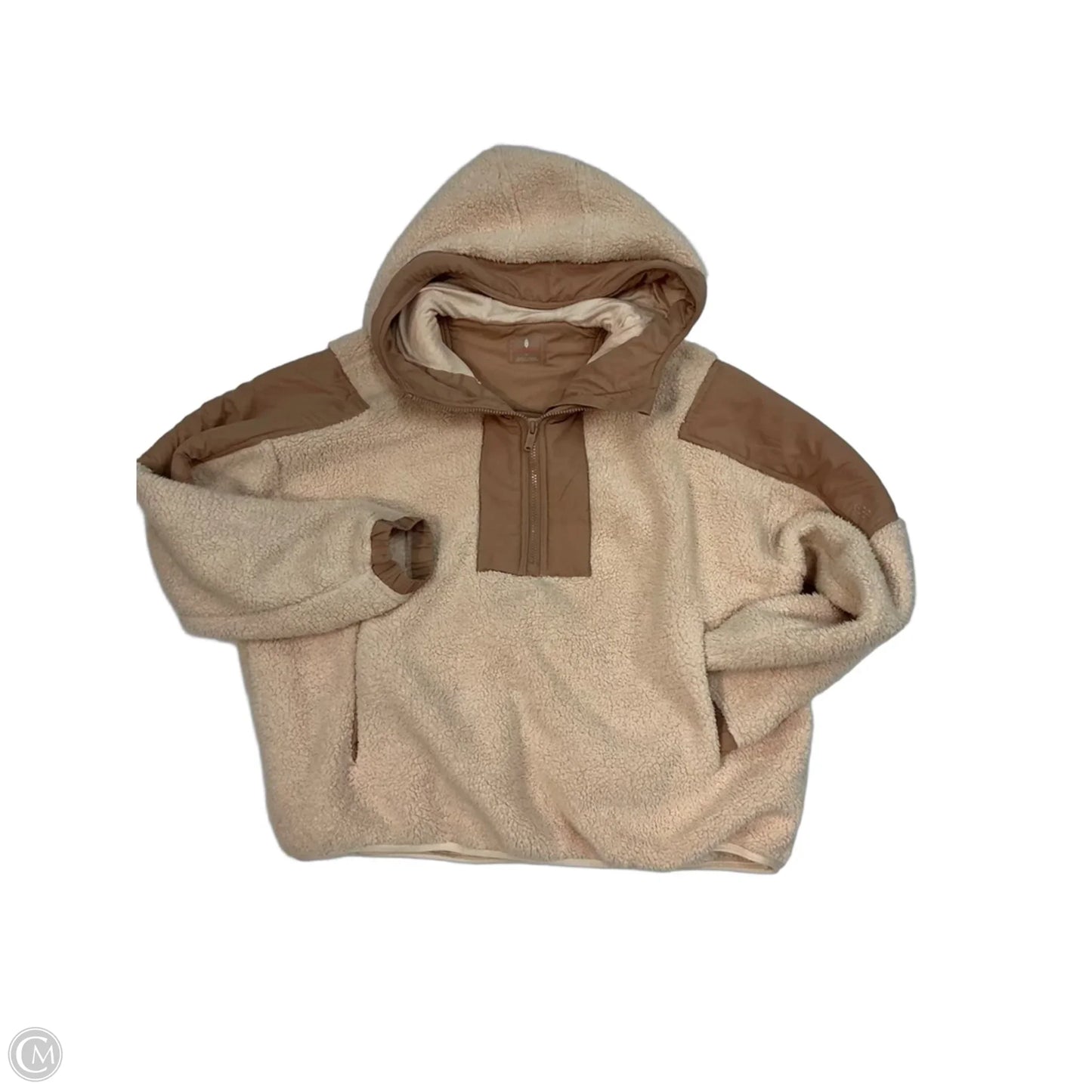 Sweatshirt Hoodie By Free People In Pink, Size: L