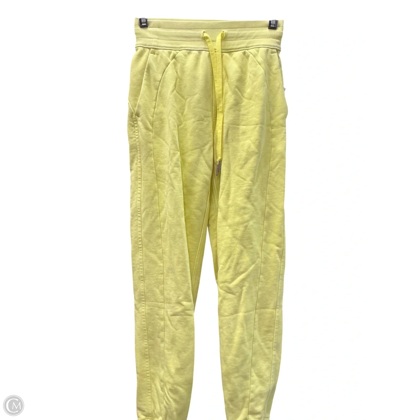Athletic Pants By Lululemon In Yellow, Size: 0