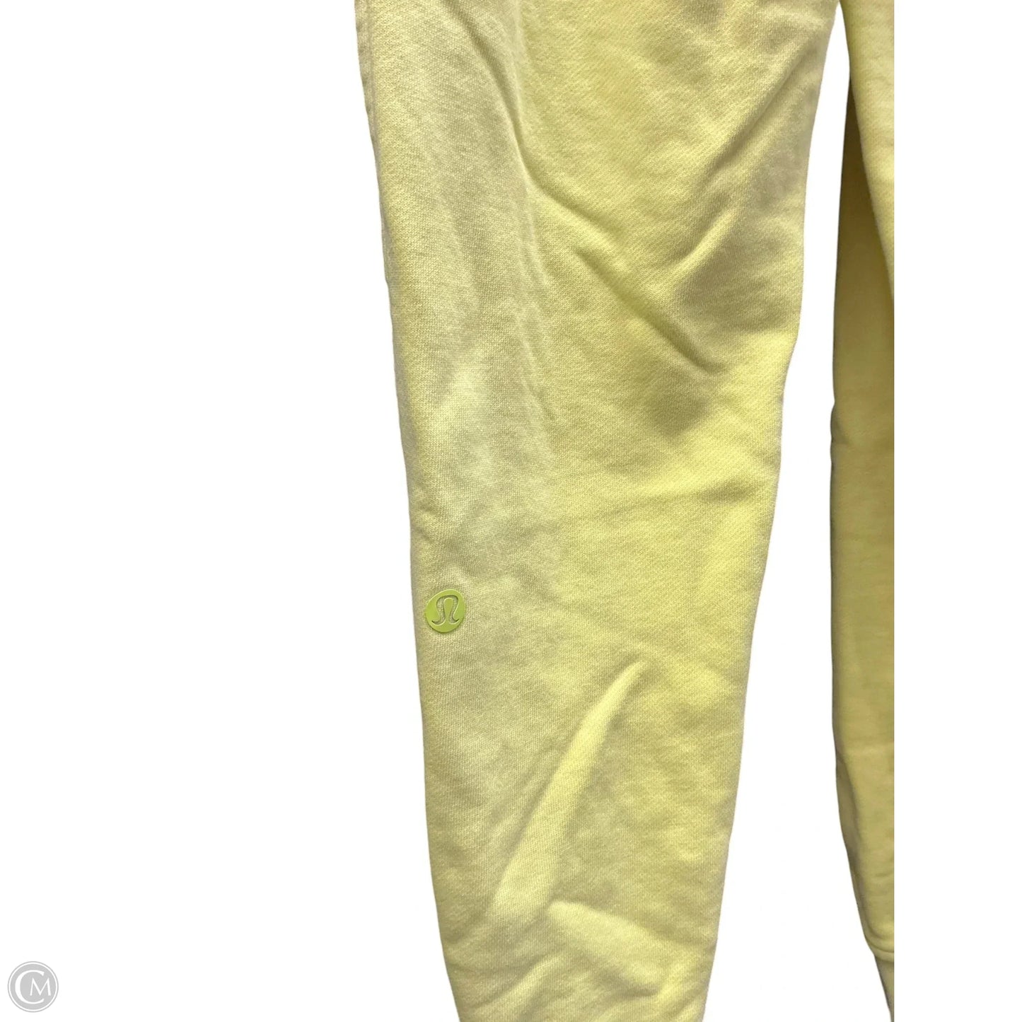 Athletic Pants By Lululemon In Yellow, Size: 0