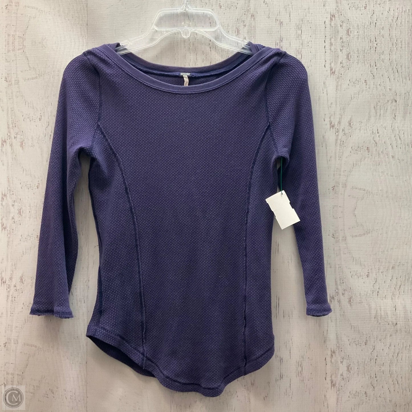 Top Long Sleeve By Free People In Purple, Size: Xs