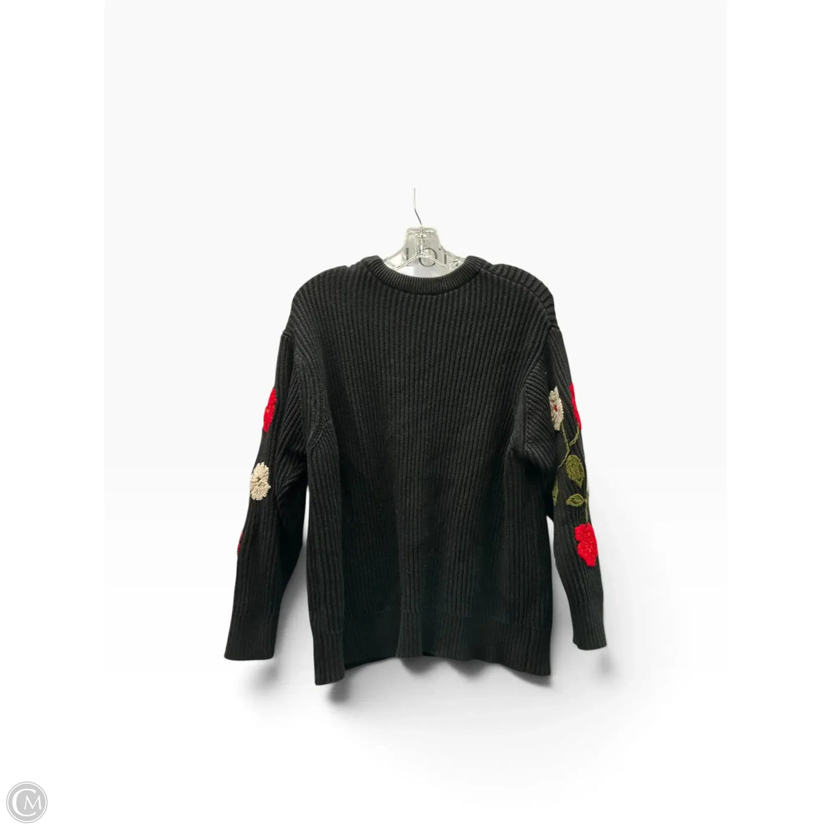 Sweater By Lucky Brand In Black, Size: L