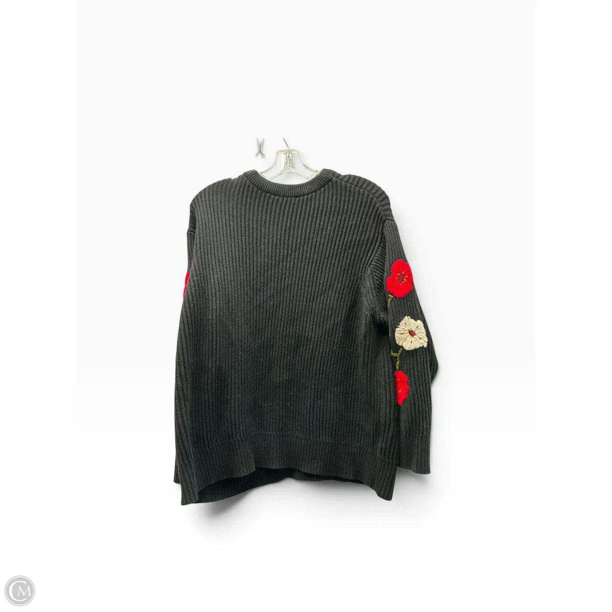 Sweater By Lucky Brand In Black, Size: L