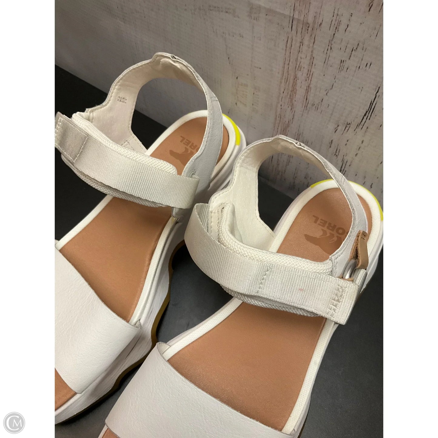 Sandals Heels Platform By Sorel In White, Size: 8