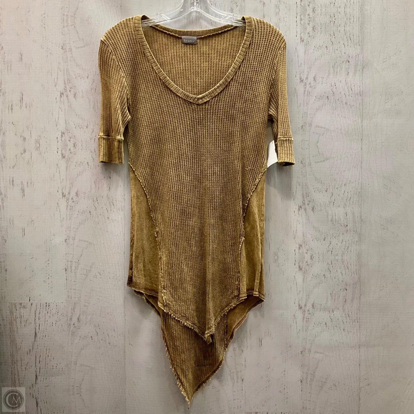 Tunic Short Sleeve By Braeve In Yellow, Size: Xs