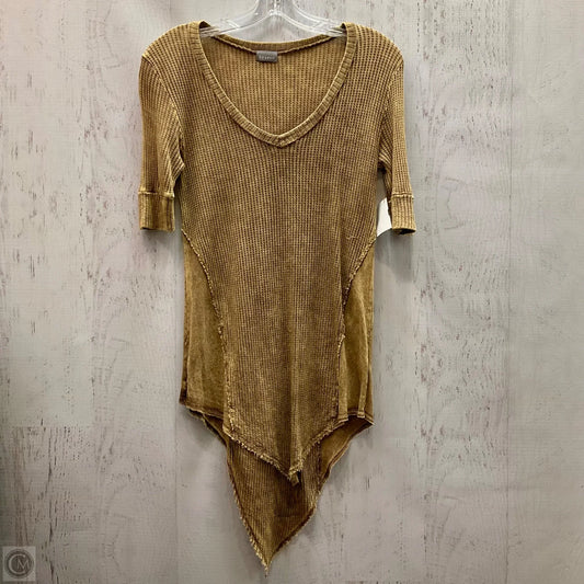 Tunic Short Sleeve By Braeve In Yellow, Size: Xs