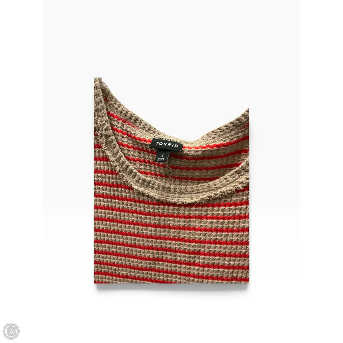 Top Long Sleeve By Torrid In Striped Pattern, Size: 3x