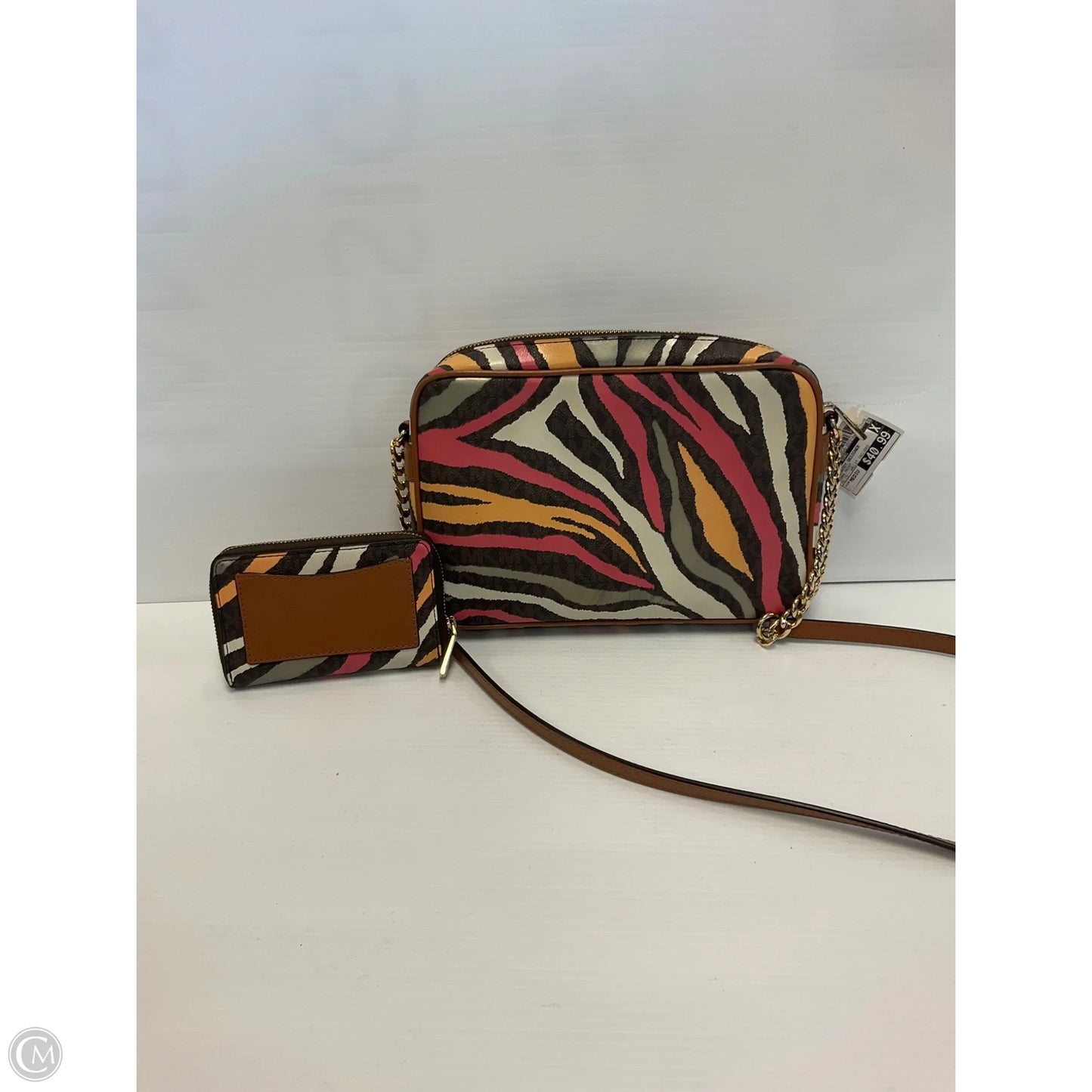 Crossbody Designer By Michael Kors, Size: Medium