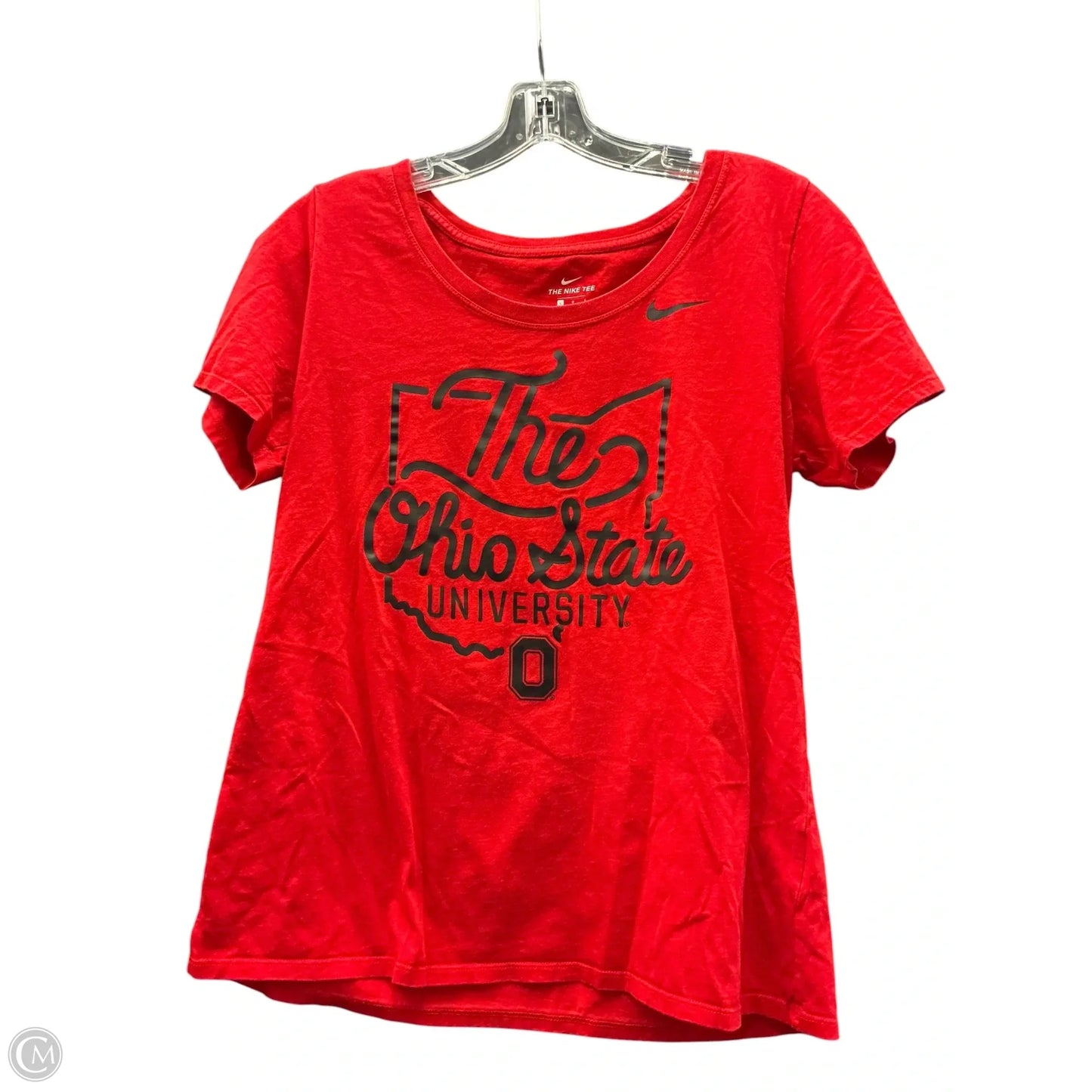 Top Short Sleeve Basic By Nike Apparel In Red, Size: L
