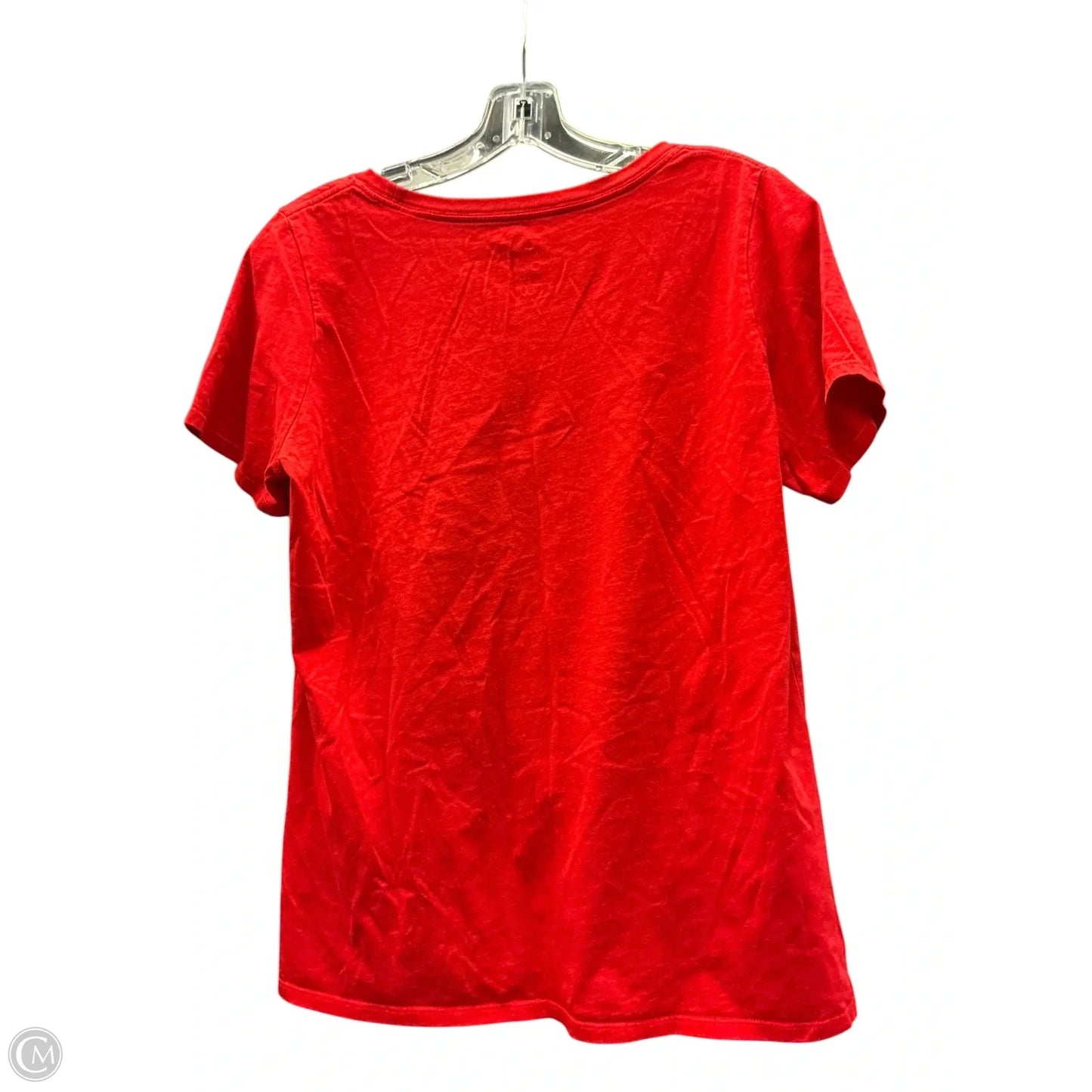Top Short Sleeve Basic By Nike Apparel In Red, Size: L