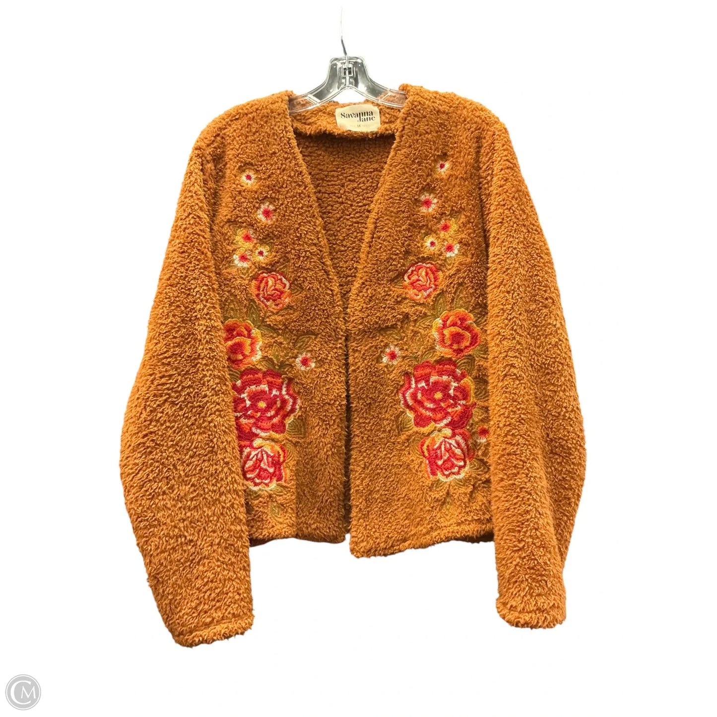 Cardigan By Savanna Jane In Brown, Size: 1x