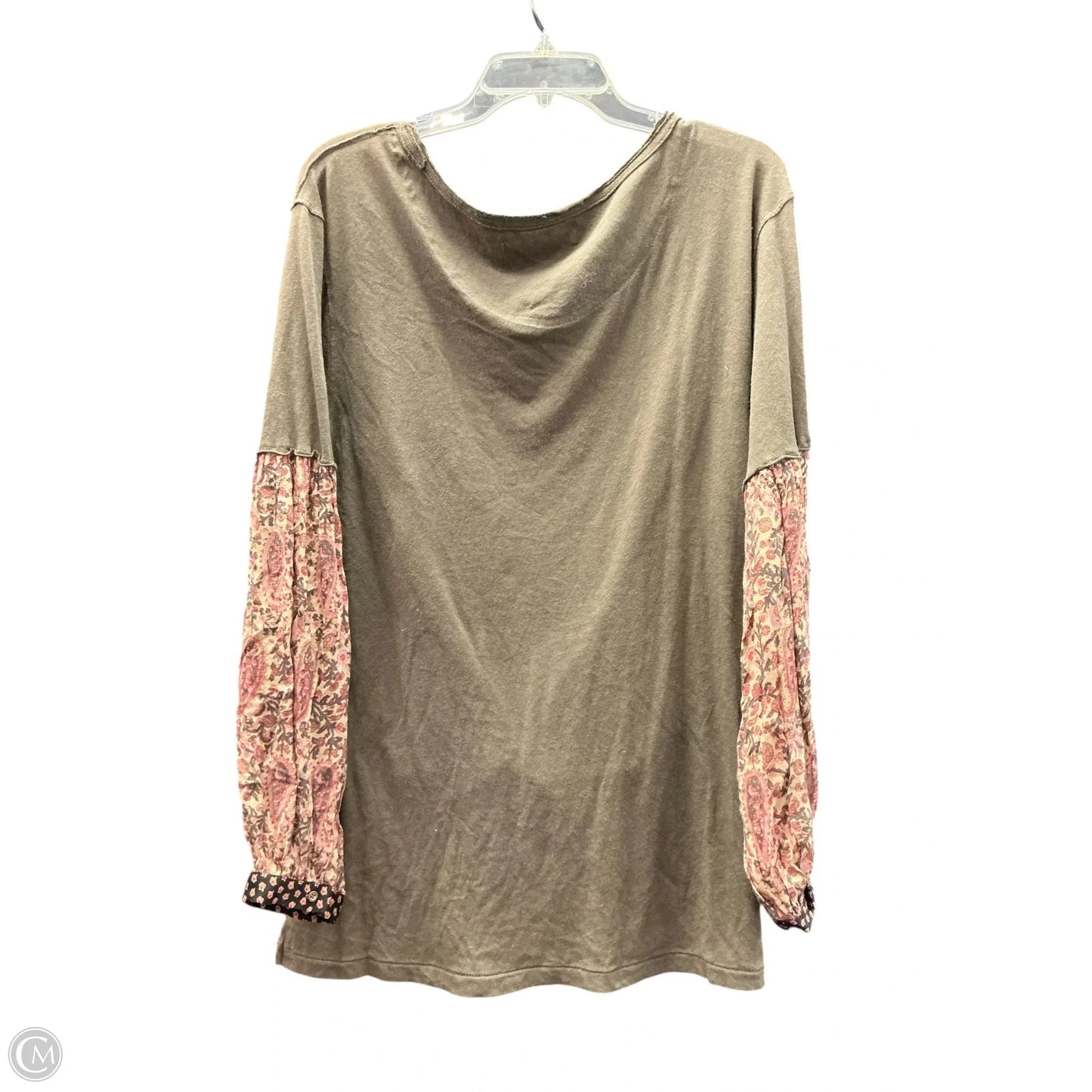 Top Long Sleeve By We The Free In Green, Size: S