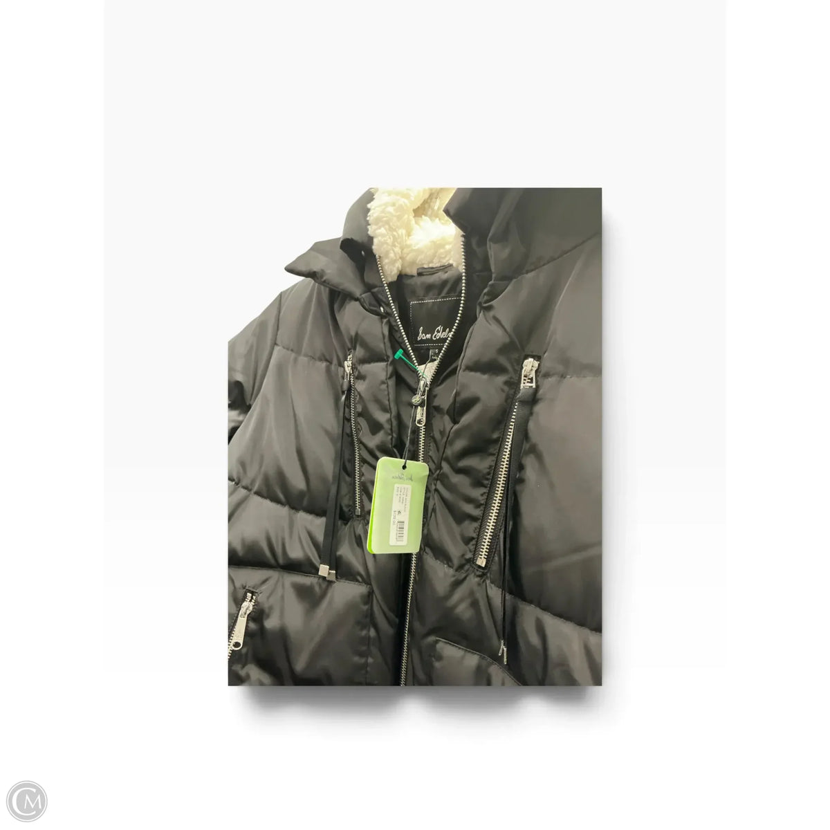 Jacket Puffer & Quilted By Sam Edelman In Black, Size: S