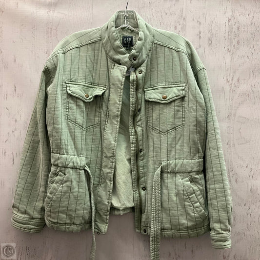 Jacket Puffer & Quilted By Gap In Green, Size: S
