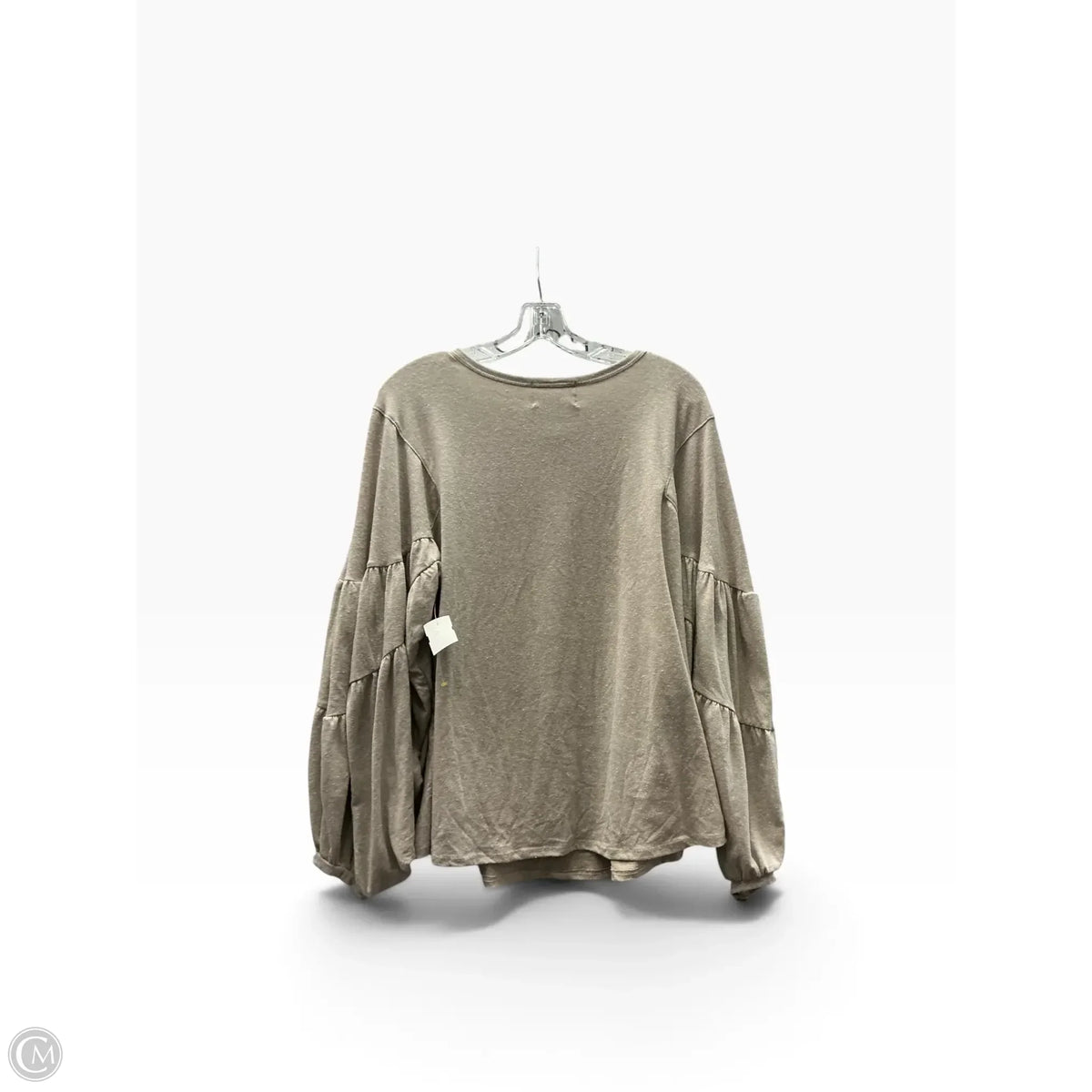 Top Long Sleeve By Bucketlist In Grey, Size: S