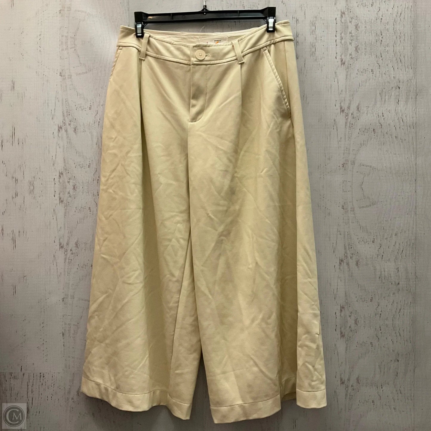 Pants Cropped By Anthropologie In Cream, Size: 2