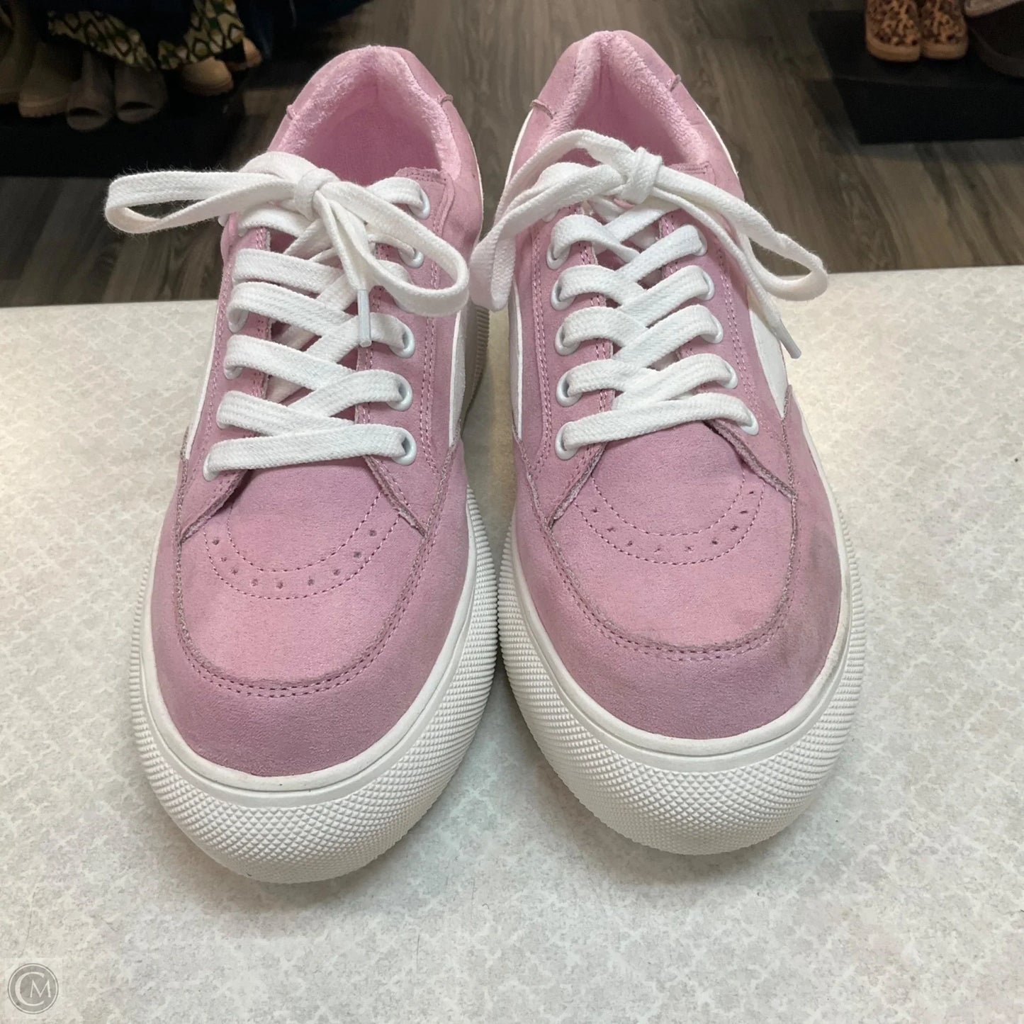 Shoes Athletic By Madden Girl In Pink, Size: 7