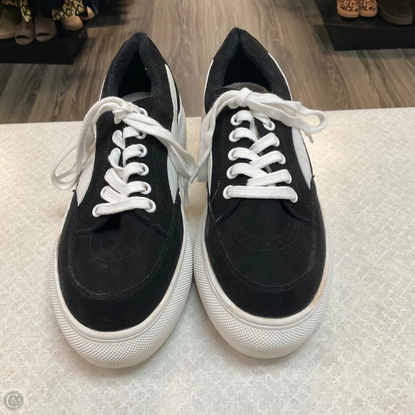 Shoes Athletic By Madden Girl In Black, Size: 7.5